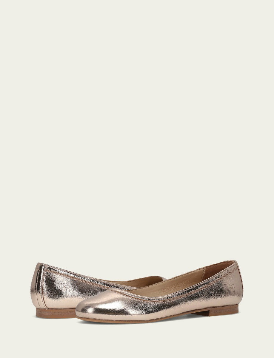 FRYE Women’s Rose Gold Carson Ballet Flats
