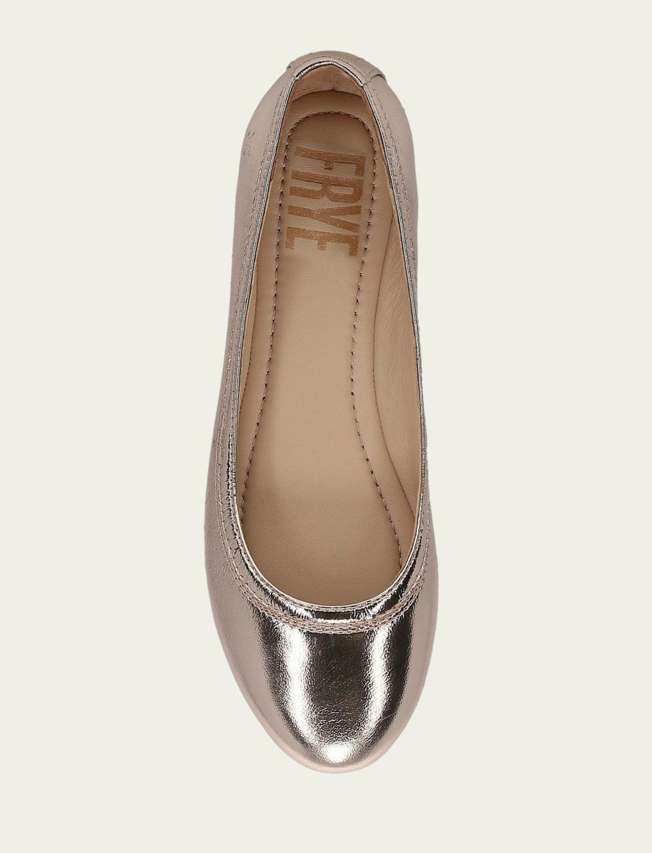 FRYE Women’s Rose Gold Carson Ballet Flats