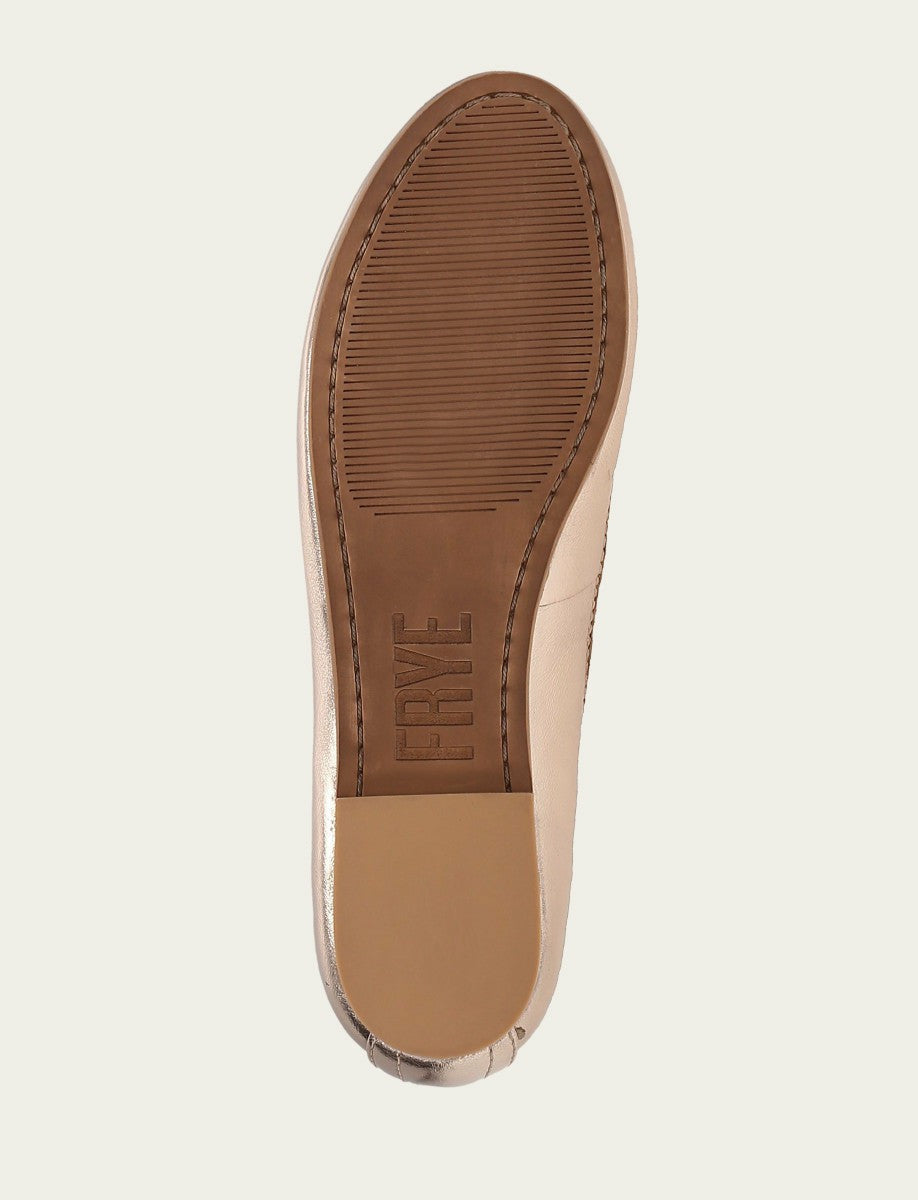 FRYE Women’s Rose Gold Carson Ballet Flats
