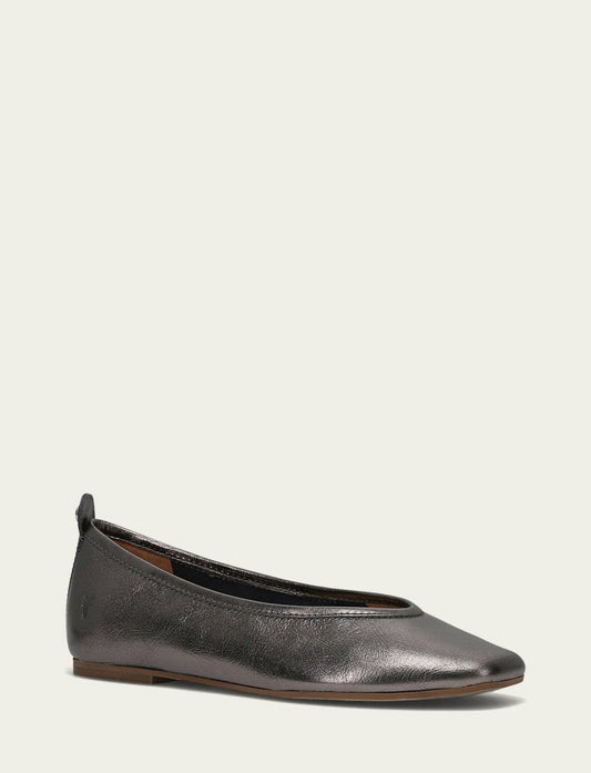 FRYE Women’s Platinum Hayley Ballet Flats