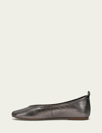 FRYE Women’s Platinum Hayley Ballet Flats