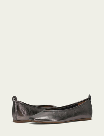 FRYE Women’s Platinum Hayley Ballet Flats