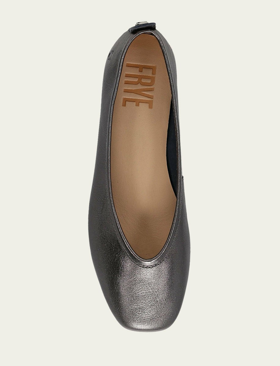 FRYE Women’s Platinum Hayley Ballet Flats