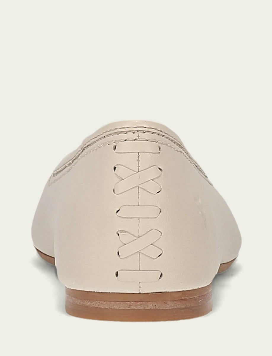 FRYE Women’s Ecru Heather Ballet Flats