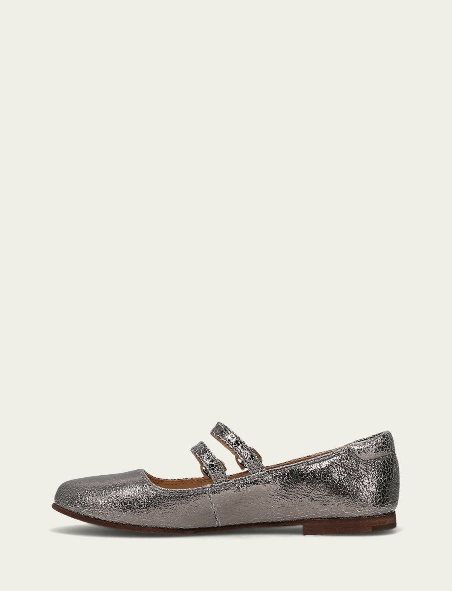 FRYE Women’s Gunmetal Carson Multi Mary Jane Flats