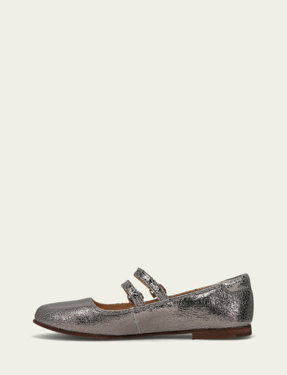 FRYE Women’s Gunmetal Carson Multi Mary Jane Flats