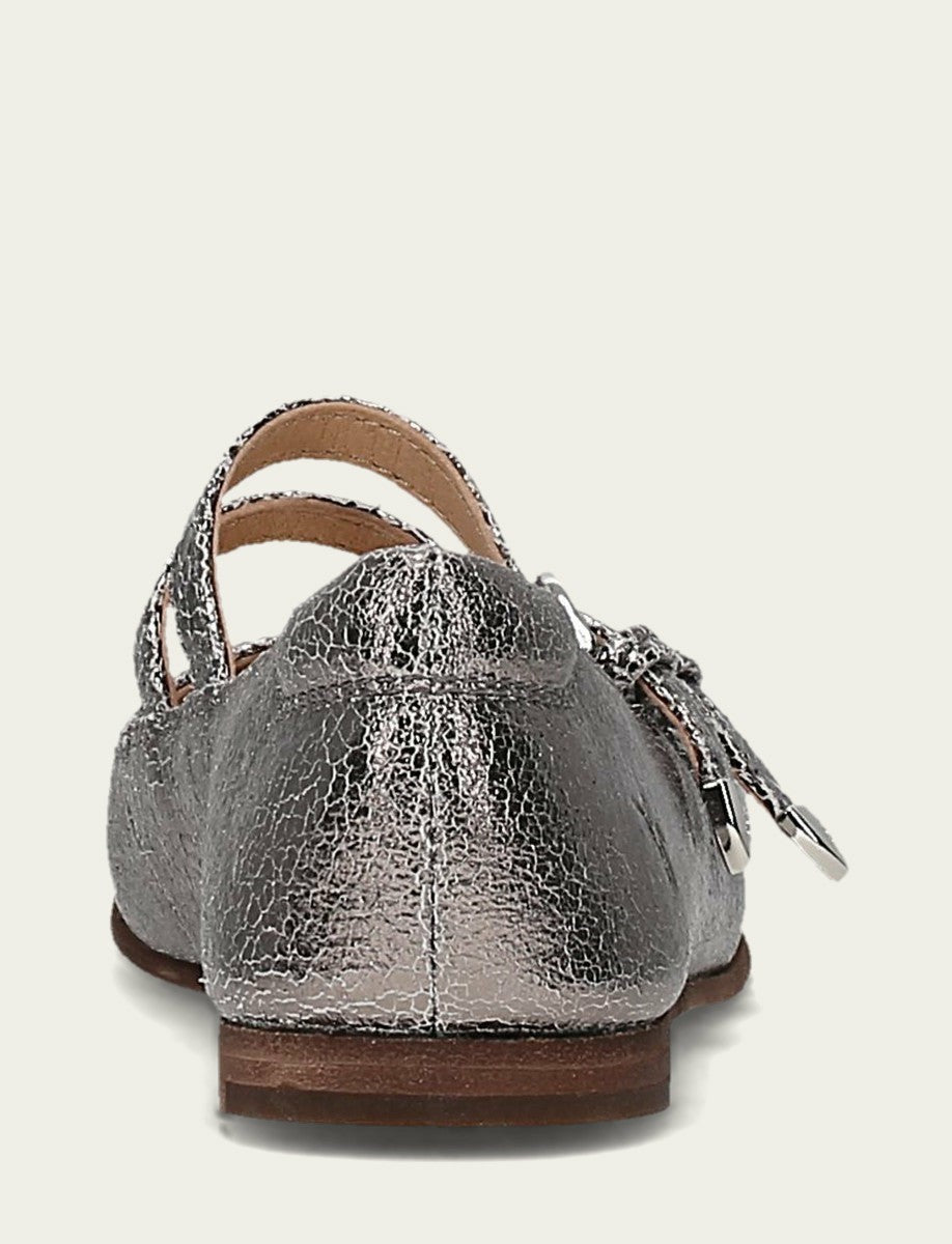 FRYE Women’s Gunmetal Carson Multi Mary Jane Flats