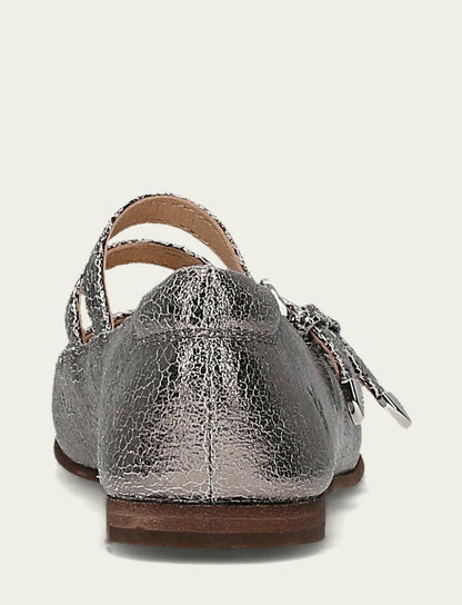 FRYE Women’s Gunmetal Carson Multi Mary Jane Flats