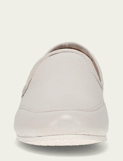 FRYE Women’s Ivory Smooth Leather Sofie Slip On Flats