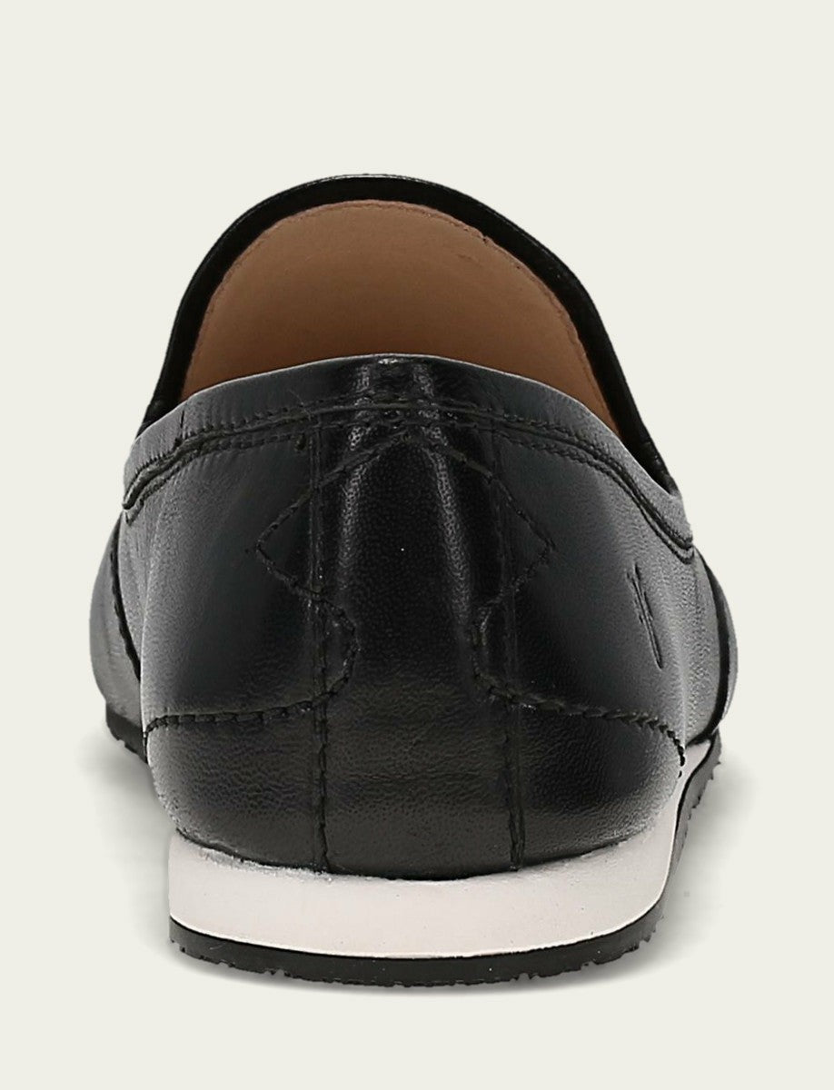 FRYE Women’s Black Leather Sofie Slip On Flats
