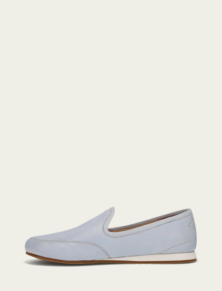 FRYE Women’s Blue Smooth Leather Sofie Slip On Flats