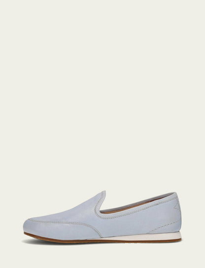 FRYE Women’s Blue Smooth Leather Sofie Slip On Flats