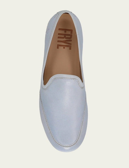 FRYE Women’s Blue Smooth Leather Sofie Slip On Flats