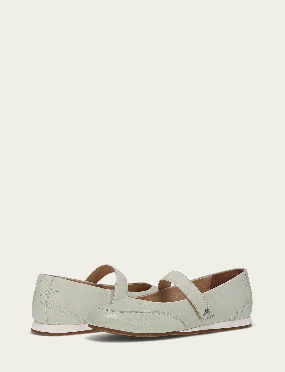 FRYE Women’s Jade Sofie Mary Jane Leather Flats