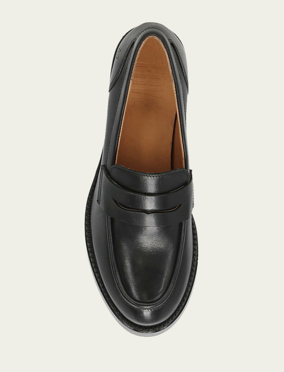 FRYE Women's Black Rylee Loafer