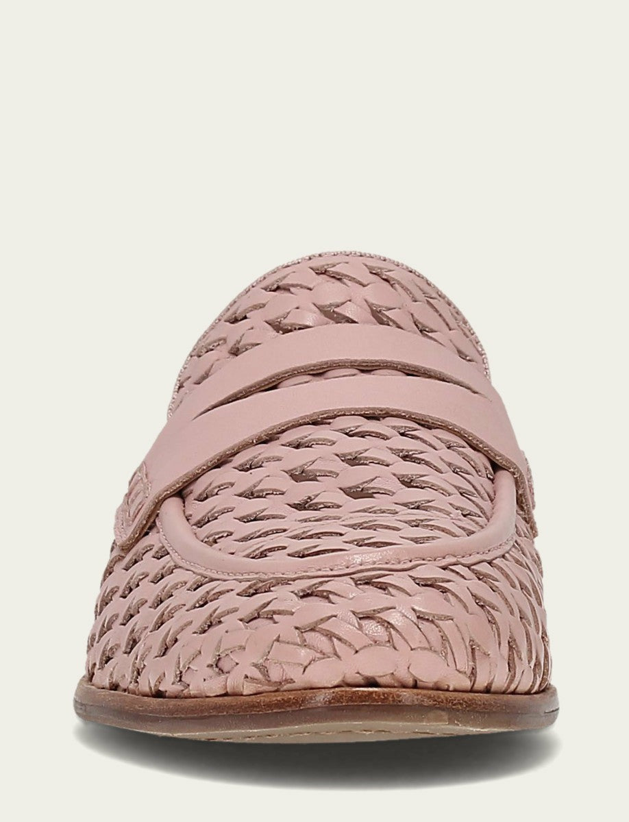FRYE Women’s Cameo Rose Faith Woven Leather Loafers