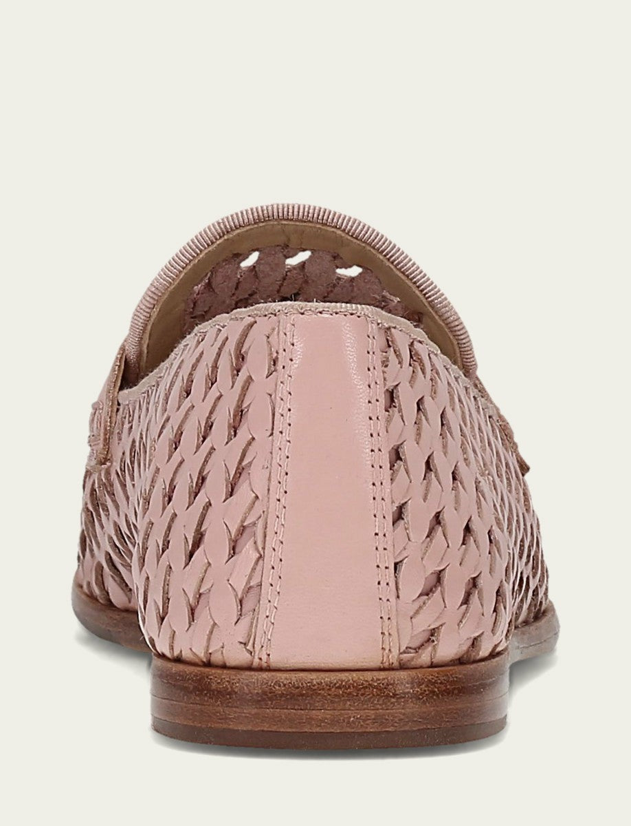 FRYE Women’s Cameo Rose Faith Woven Leather Loafers