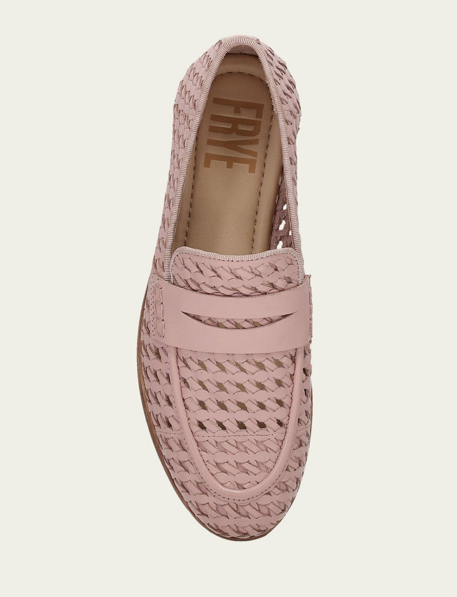 FRYE Women’s Cameo Rose Faith Woven Leather Loafers