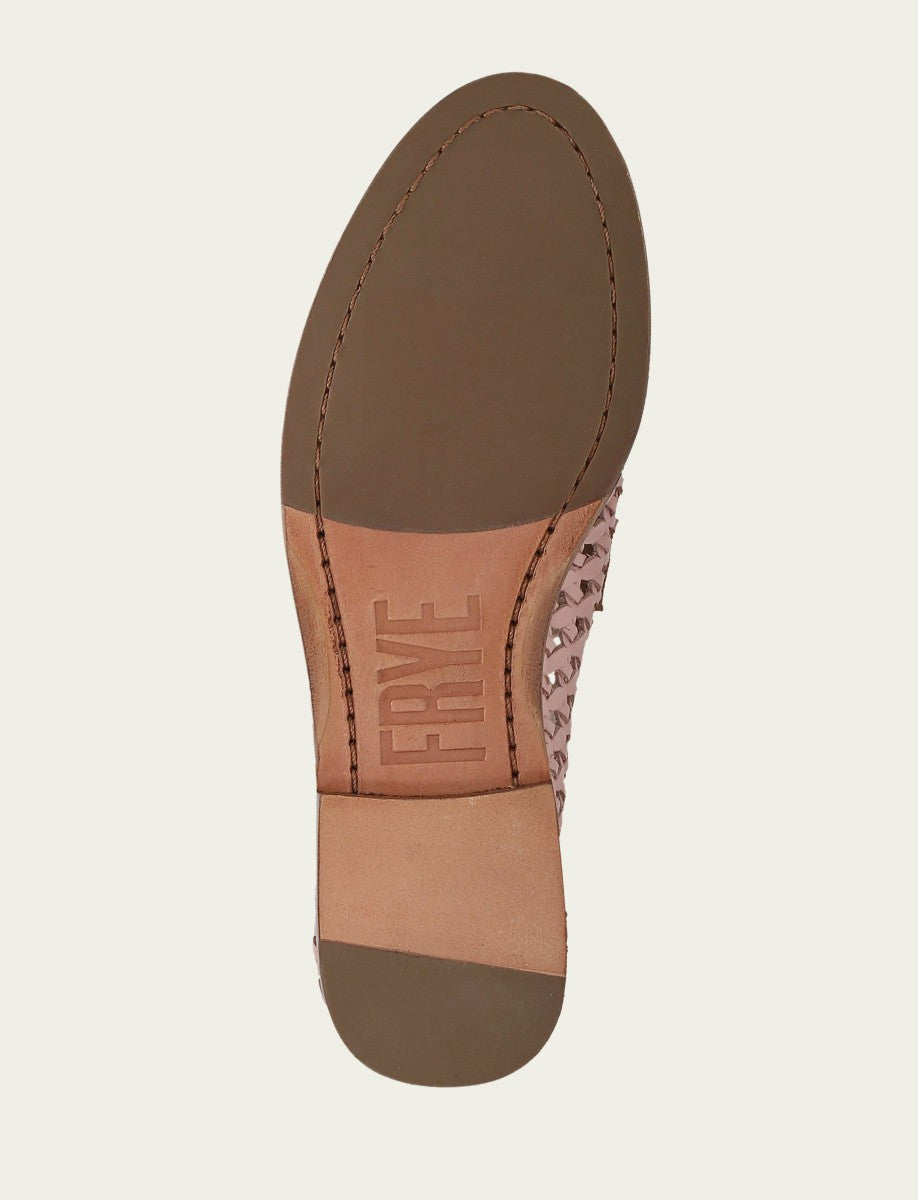 FRYE Women’s Cameo Rose Faith Woven Leather Loafers