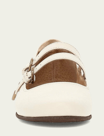 FRYE Women's Ecru Carson Multi Mary Jane Shoe