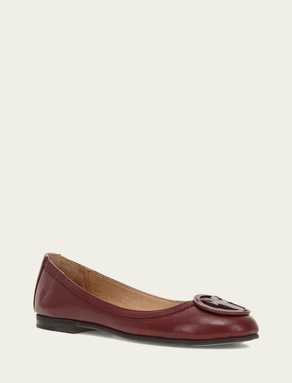 FRYE Women's Cranberry Carson Logo Ballet Shoe