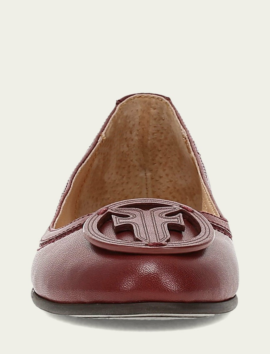 FRYE Women's Cranberry Carson Logo Ballet Shoe