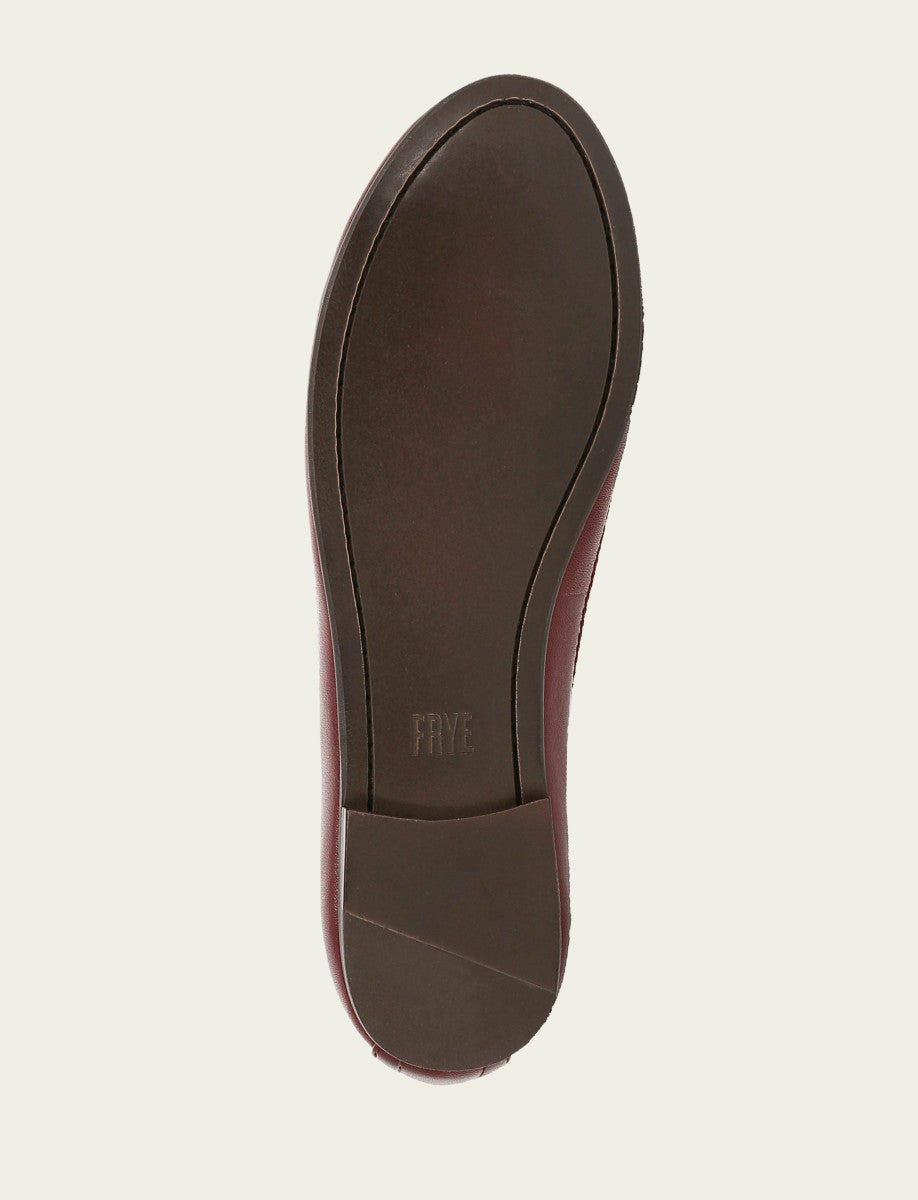 FRYE Women's Cranberry Carson Logo Ballet Shoe