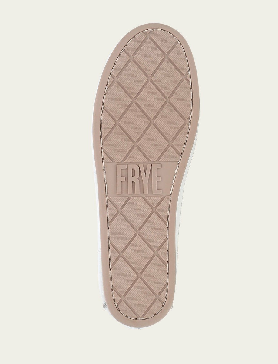 FRYE Women's White Naya Stud Moc Loafers