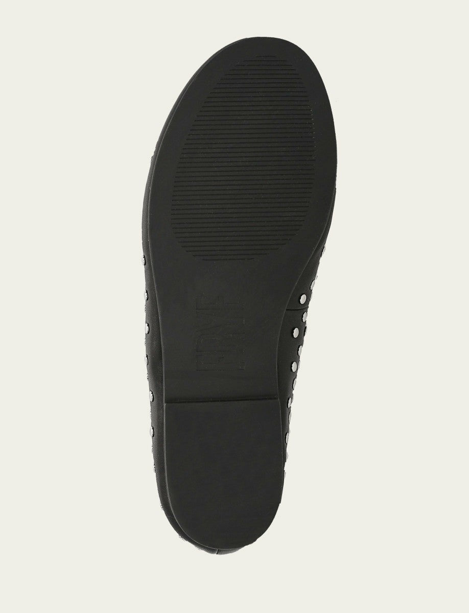 FRYE Women's Black Emma Studded Mary Jane Shoe