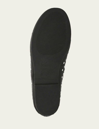 FRYE Women's Black Emma Studded Mary Jane Shoe
