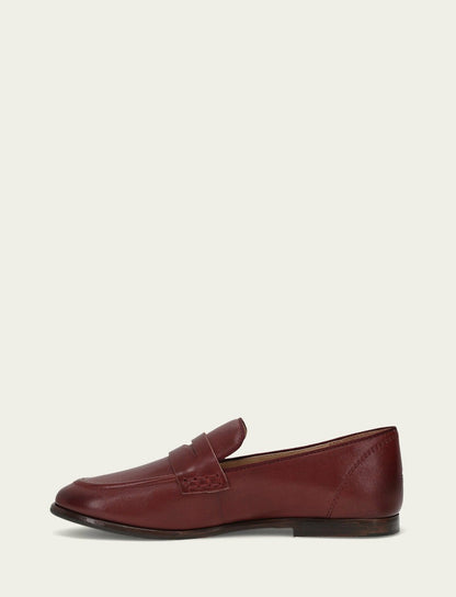 FRYE Women's Bordeaux Faith Leather Loafer