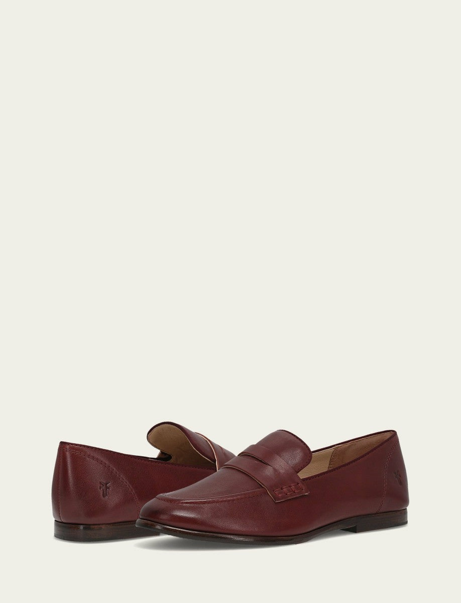FRYE Women's Bordeaux Faith Leather Loafer