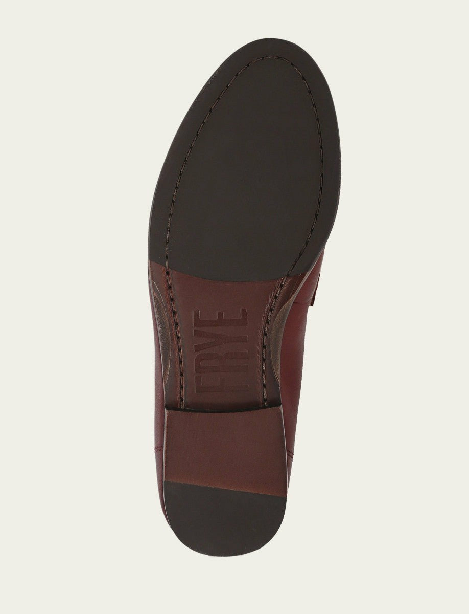 FRYE Women's Bordeaux Faith Leather Loafer