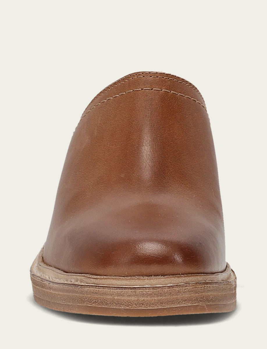 FRYE Women's Saddle Leather Kate Mules