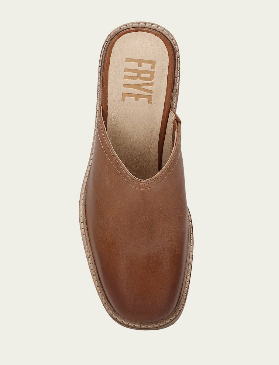 FRYE Women's Saddle Leather Kate Mules