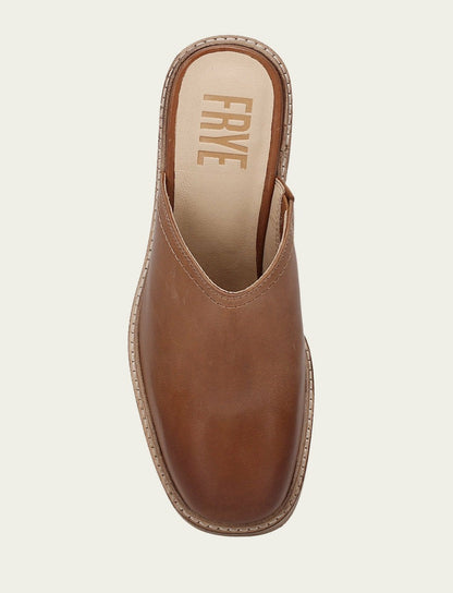FRYE Women's Saddle Leather Kate Mules