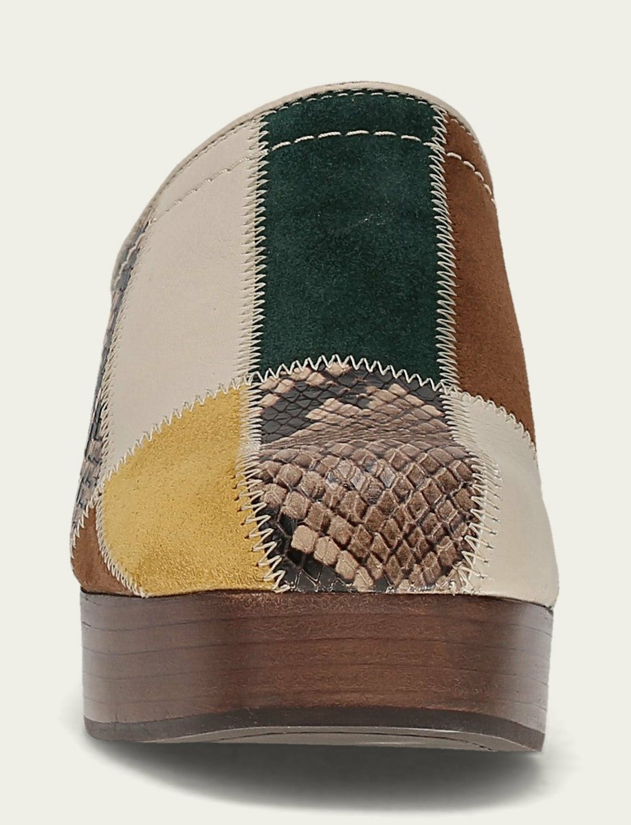 FRYE Women's Banana Multi Patchwork Campus Clog