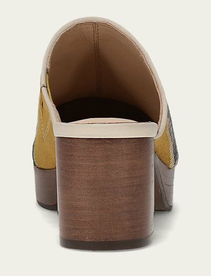 FRYE Women's Banana Multi Patchwork Campus Clog