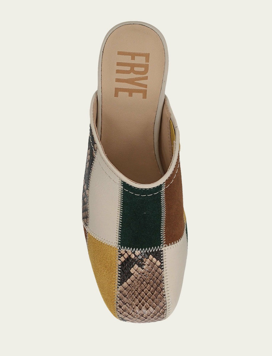 FRYE Women's Banana Multi Patchwork Campus Clog