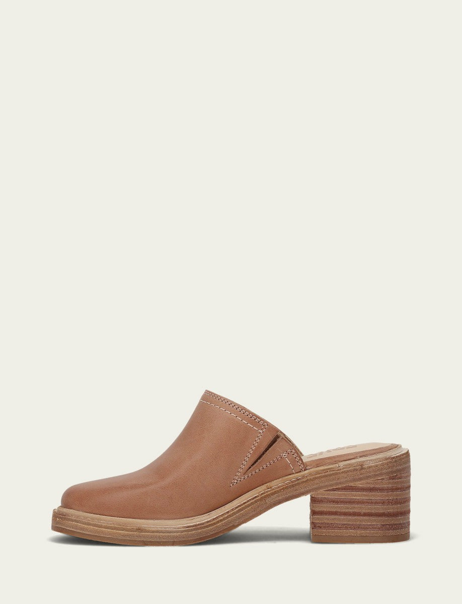 FRYE Women's Rosa Vintage Leather Kate Mules