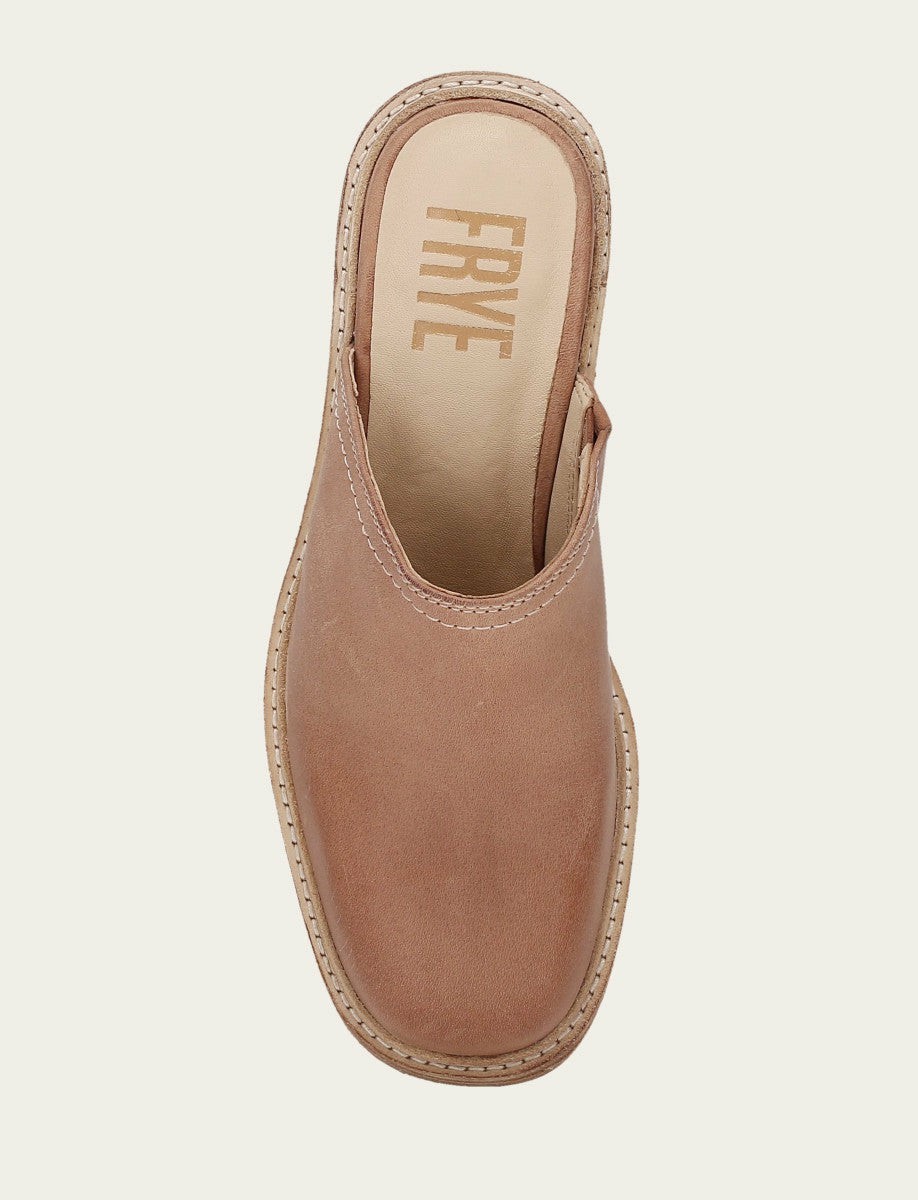 FRYE Women's Rosa Vintage Leather Kate Mules