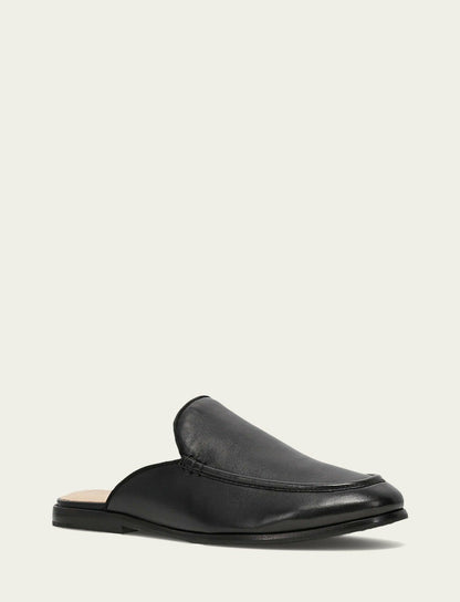FRYE Women’s Black Faith Leather Mules