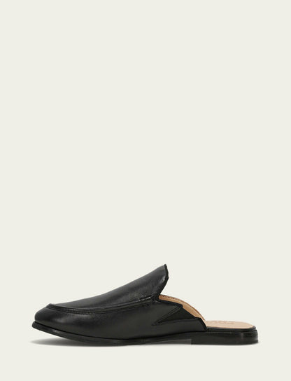 FRYE Women’s Black Faith Leather Mules