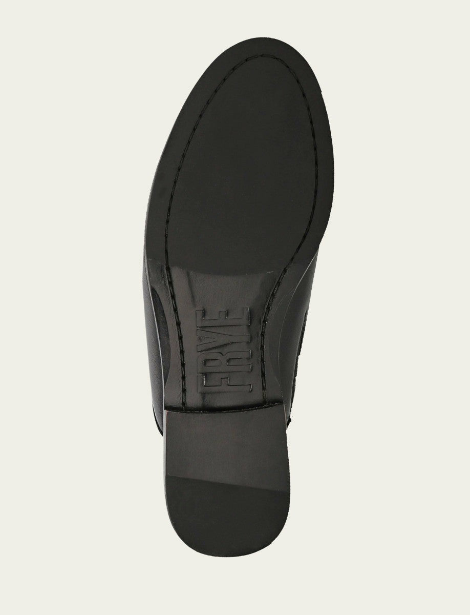 FRYE Women’s Black Faith Leather Mules