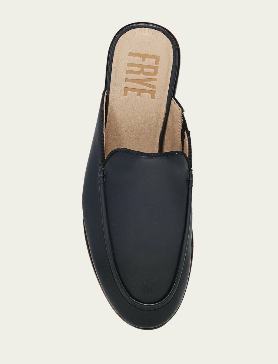 FRYE Women’s Navy Faith Leather Mules