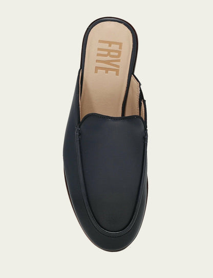 FRYE Women’s Navy Faith Leather Mules