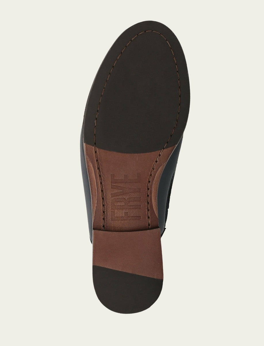 FRYE Women’s Navy Faith Leather Mules