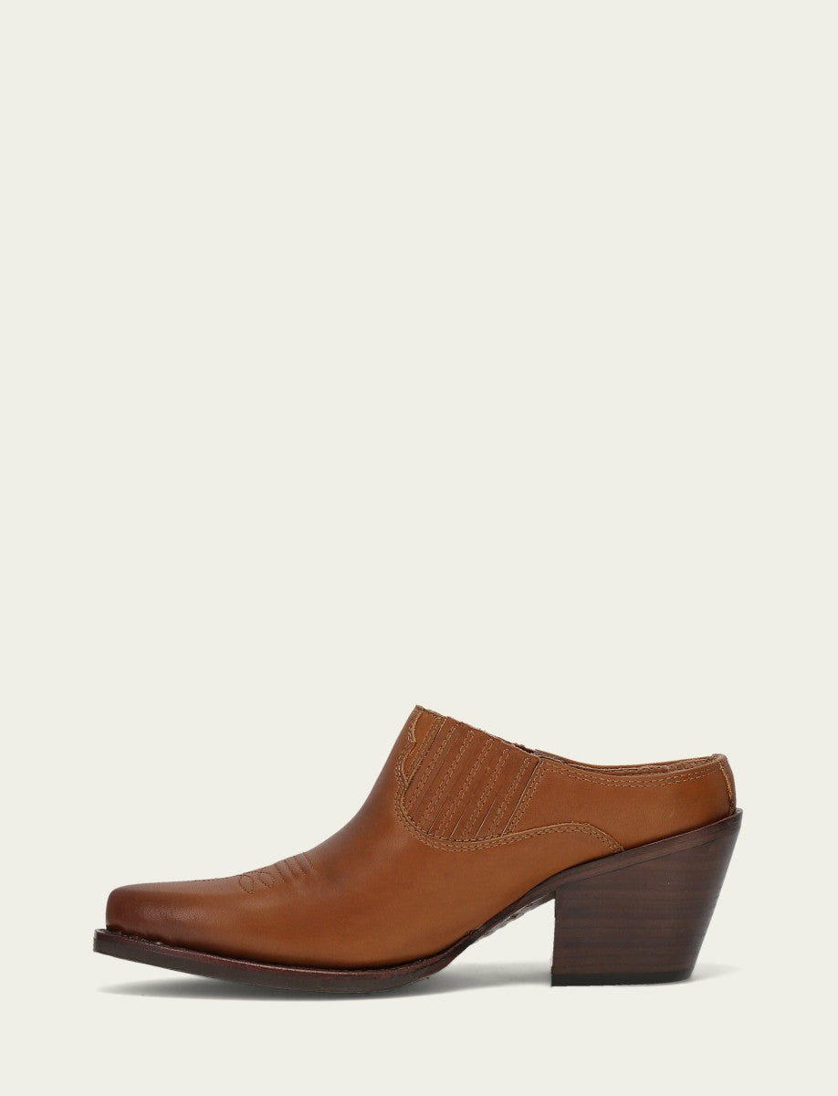 FRYE Women’s Saddle Leather Laila Mules
