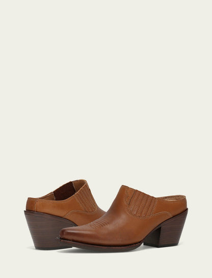 FRYE Women’s Saddle Leather Laila Mules