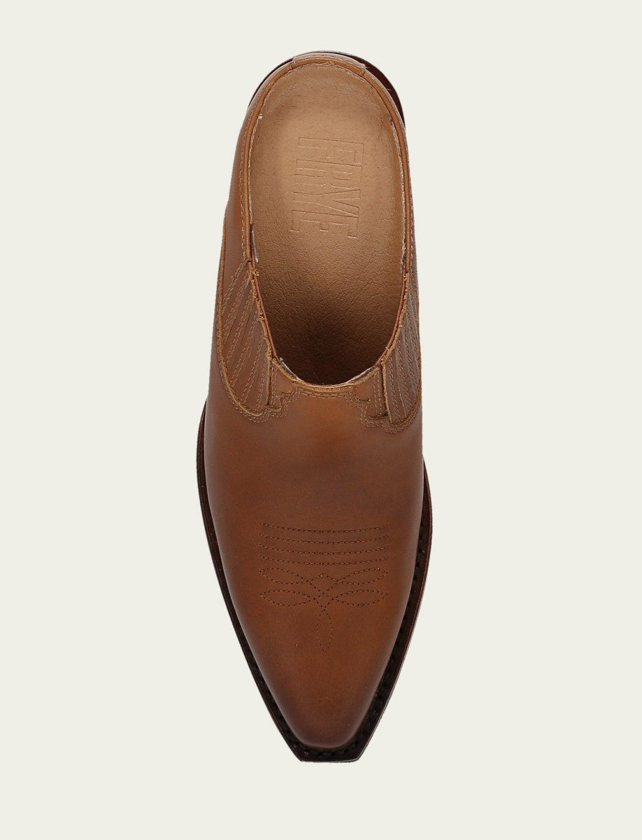 FRYE Women’s Saddle Leather Laila Mules